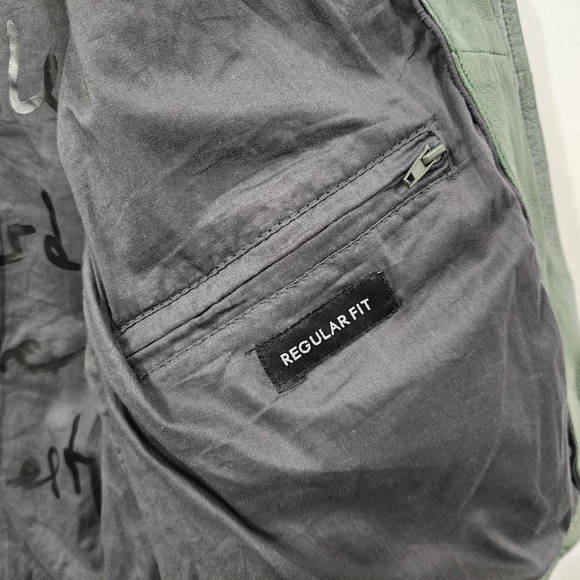 Mauritius Leather Christy Star Motorcycle Jacket in Green Women's Size US 6 & 10 - Picture 11 of 16